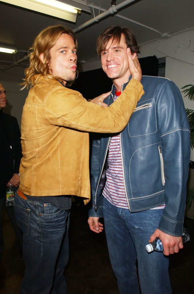Brad Pitt a Jim Carrey